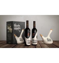 Porrón Molón Blanco - Vino Tinto 2
