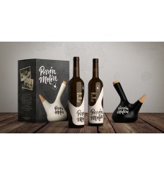 Porrón Molón Negro - Vino blanco noches de Verano 2