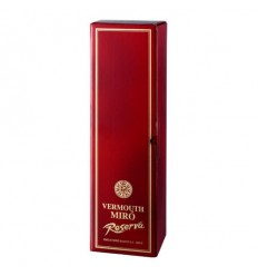 Vermut Miró reserva botella piramidal estuche 2