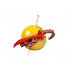 Bomba de Pulpo – aceituna con pulpo