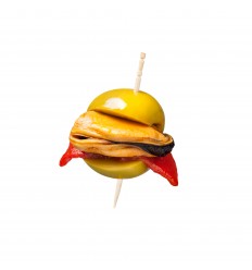 Bomba de Mejillón – aceituna con Mejillón